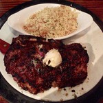 Ruby River Steakhouse - 料理写真:20 oz. Bone-in New YorkとSeasoned Rice♪