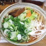 らーめん 福福 - ２０１１年３月に食べた豚トロねぎ味噌ラーメンです。