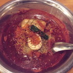 Pirikaratei - 冷麺レギュラーサイズ 辛さ２５倍  １１００円 紅に染まってますｗｗ