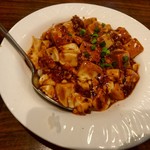 上海華龍 - 【2017.8.14(月)】ラーメンセット(台湾辛味ラーメン＋麻婆豆腐丼)880円の麻婆豆腐丼