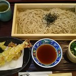 あじ菜 - 大えび蕎麦セット1,480円+税