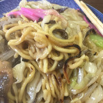 精華園 - 麺アップです。焼いてありました。