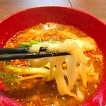 朝霞 刀削麺 天王洲店 - 刀削麺 麺リフト