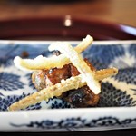 松川 - すっぽんのつけ焼き　牛蒡揚げ