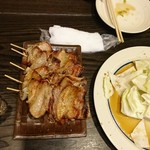 焼とり弁慶 - でっかい豚バラ