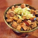 麺や一徳 - 2017年8月　ミニチャーシュー丼　350円