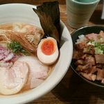 Homemade Ramen 麦苗 - 特製にぼらあ＆コロチャーシューご飯