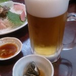 大衆割烹 日本 - ビール大ジョッキ