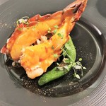 あざみ野うかい亭 - オマール海老のグリエ スパイスの香りで