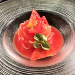 あざみ野うかい亭 - 冷製トマトのカッペリーニ