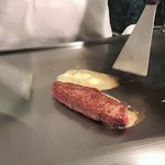 あざみ野うかい亭 - 再度、焼き始めます