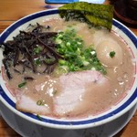 田中商店 - らーめん+味付玉子