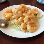 M&M - エビのマヨネーズ炒め1280円（税別）
