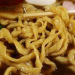 すごい煮干ラーメン凪 - 極太縮れ麺