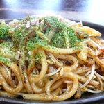Okonomiyaki Don - 焼きうどん500円
