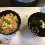 割烹旅館長崎荘 - 鯛めし、吸い物