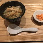 海鮮小料理 うおごころ - シメのお茶漬け。子持ち昆布の食感が最高です！