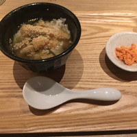 割烹本山サカナ - シメのお茶漬け。子持ち昆布の食感が最高です！