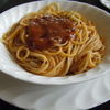 スパゲッティ オリーブ - 料理写真:コクのあるミートソース
