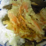 ねぎどん - ニンジン天カレー