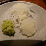 手打蕎麦 むとう - せいろの薬味