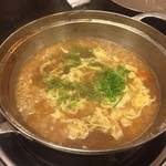 ちゃんこ石浦 - 雑炊です