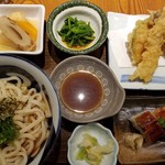 たつみ屋 - 天ぷら鰻寿司セット（1,380円外）