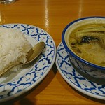 スアンサワン赤坂 - グリーンカレー 800円 定番の味