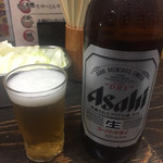 Kushi yasu - 瓶ビール大 アサヒスーパードライ