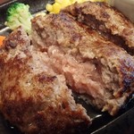 ハンバーグ・ステーキ宮崎亭 - 宮崎産和牛ハンバーグランチセット