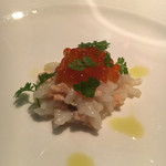 オステリア・オリエーラ - 鮭のリゾット　いくらのせ