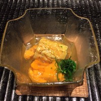 無名 - 焼き茄子　ウニ　すっぽんジュレ