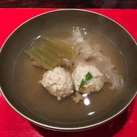 賛否両論 - つみれと白木耳の吸い物