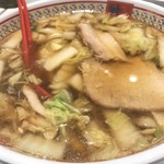 どうとんぼり神座 - おいしいラーメン(半麺) 600yen