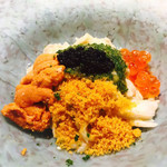 はらまさ - 痛風ソーメン出来上がり