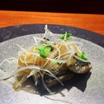 TACUBO - 鰻の薪焼 新玉ねぎとセロリ添え