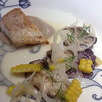 祇園おくむら - スズキの蒸し焼き