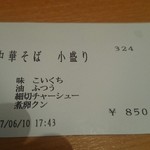 ケンチャンラーメン - 食券