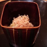 玄斎 - そうめんかぼちゃの和え物　胡瓜や蓮根、玉葱なども入ってシャキシャキ食感…