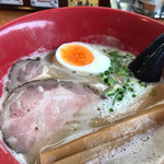 俺のラーメン あっぱれ屋 - あっぱれ屋　濁とろ塩ラーメン　アップ