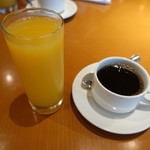 Town Restaurant - 2017.08 １日目、コーヒーとオレンジジュース