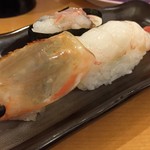 回転寿し トリトン 豊平店 - でっかいぼたんえび(一貫) (530円)