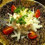 亀甲屋 - ホタテの大根サラダ