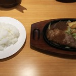 ステーキ宮 - 温野菜と宮ロースランチ 1,280円(税抜)♪