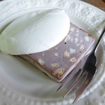 旦念亭 - 冷凍になっている絶品のチョコレートケーキ