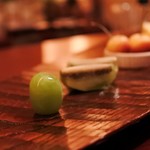 バー ル・サロン - フルーツの盛り合わせバースデーバージョン？