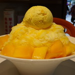 西門町芒菓冰 - マンゴーかき氷(190元)
