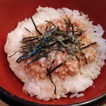 スイートムーン - 納豆丼＋もり蕎麦セット