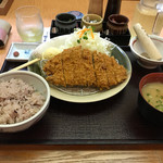 Katsufuku - ロースカツ定食(大)1,707円(税込)