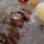 クッチーナ イタリアーナ ガッルーラ - どるちぇその７（生のチョコレートが流れています）